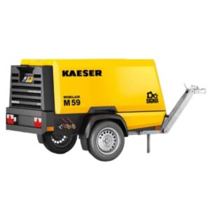 compressore portatile Kaeser MOBILAIR M59PE diesel cantiere porte PE FR Compressori Napoli