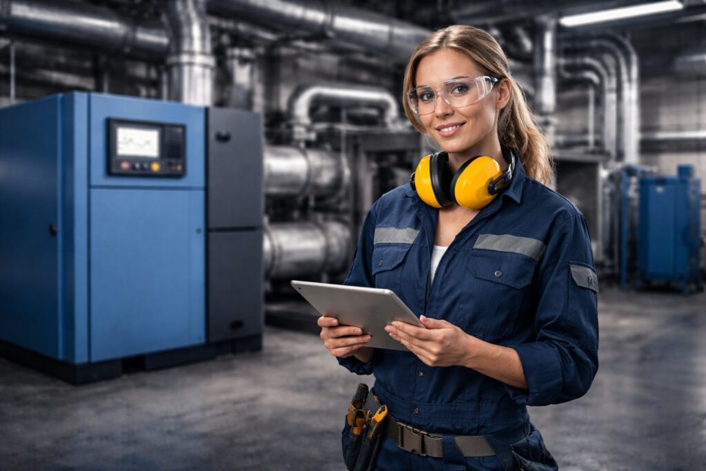 efficienza energetica compressori industriali Kaeser FR Compressori Napoli